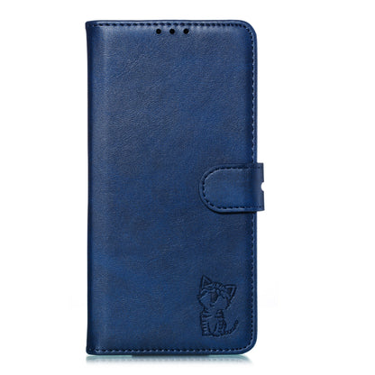 Imprinted Cat Pattern Leather Wallet Stand Case for Xiaomi Redmi Note 8 Pro