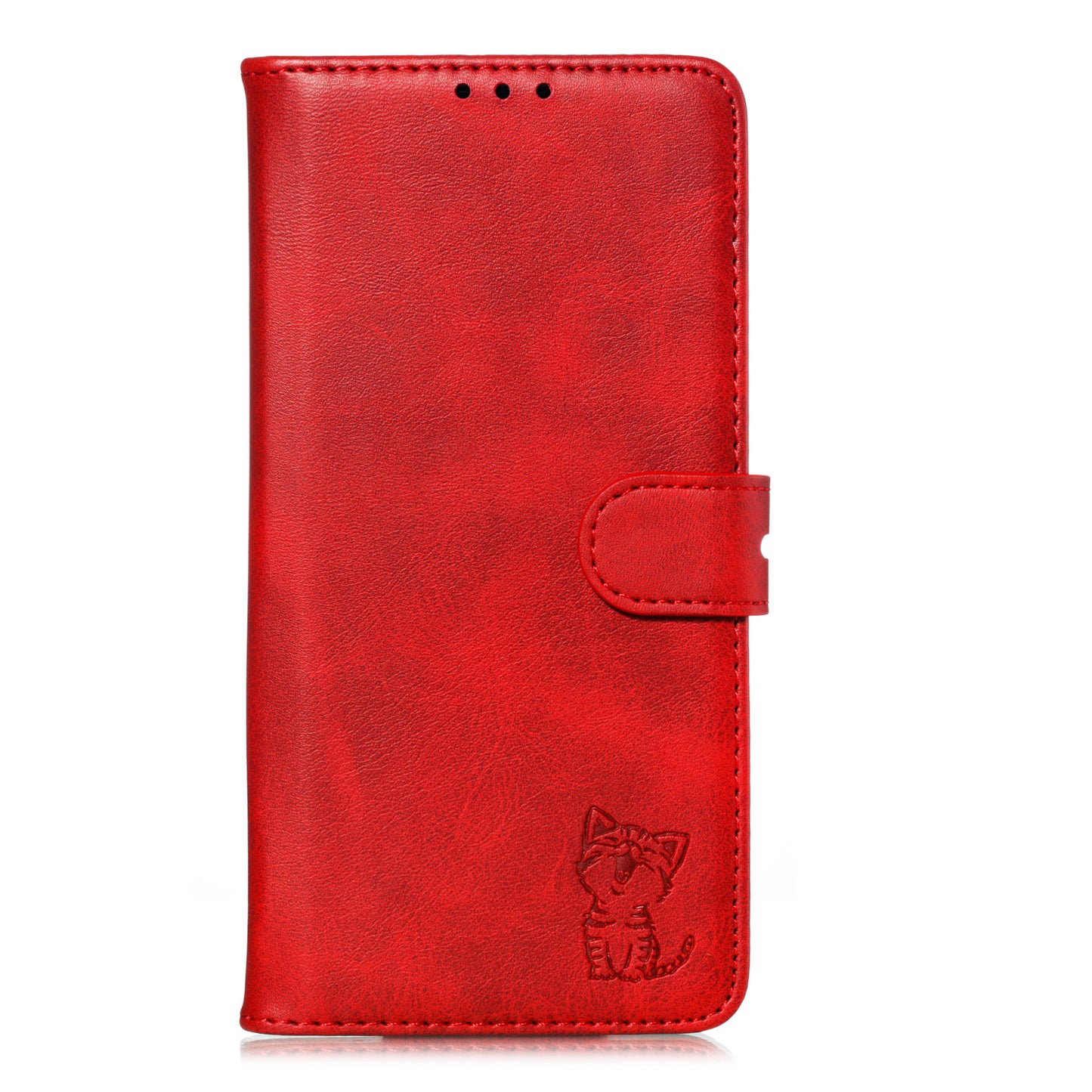 Imprinted Cat Pattern Leather Wallet Stand Case for Xiaomi Redmi Note 8 Pro