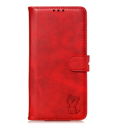 Imprinted Cat Pattern Leather Wallet Stand Case for Xiaomi Redmi Note 8 Pro