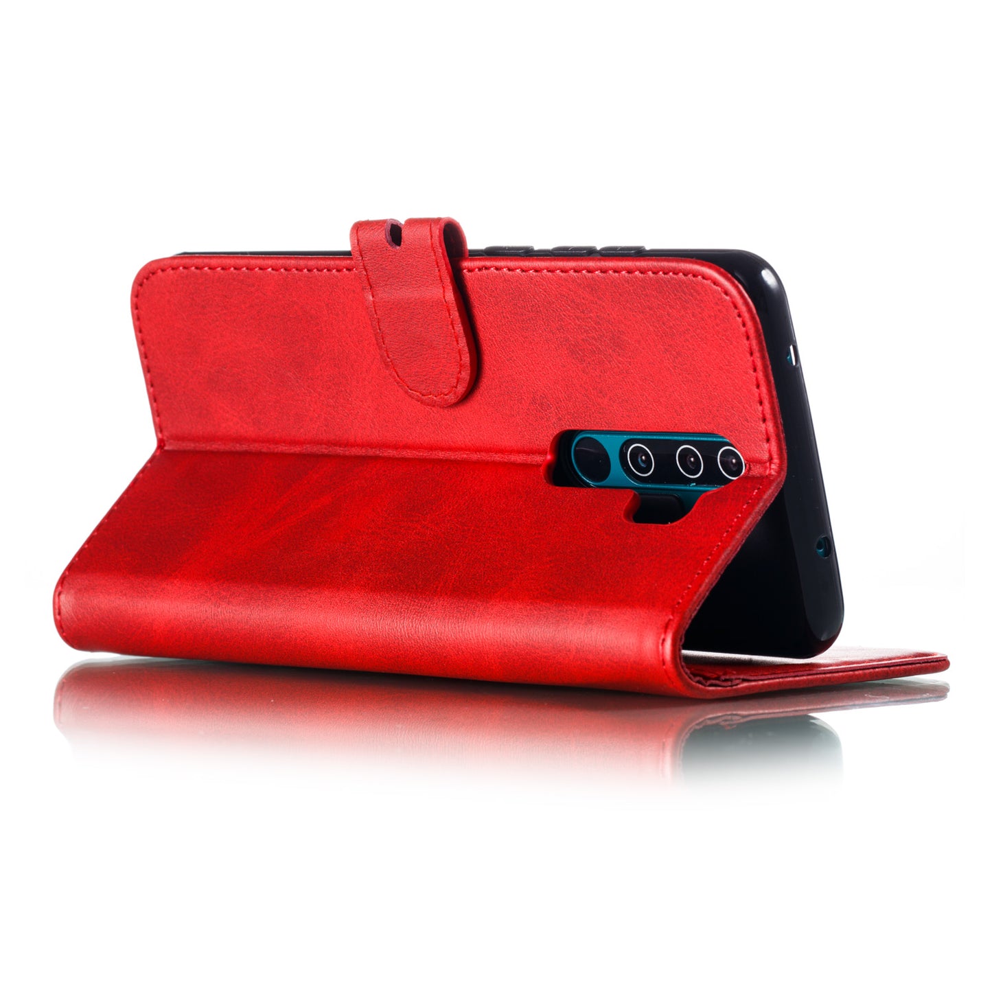 Imprinted Cat Pattern Leather Wallet Stand Case for Xiaomi Redmi Note 8 Pro