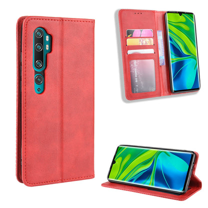 Retro PU Leather Cell Shell Casing for Xiaomi Mi Note 10/Note 10 Pro/CC9 Pro