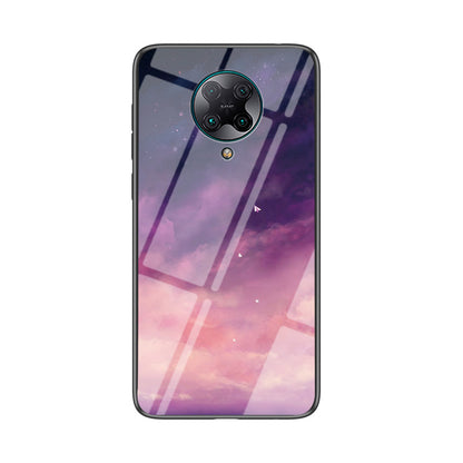 Starry Sky Pattern Tempered Glass + PC + TPU Combo Case for Xiaomi Redmi K30 Pro/Poco F2 Pro