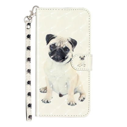 Light Spot Decor Pattern Printing Shell Wallet Stand Leather Cover for Xiaomi Redmi Note 8T