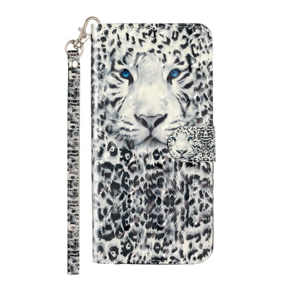 Light Spot Decor Pattern Printing Shell Wallet Stand Leather Cover for Xiaomi Redmi Note 8T