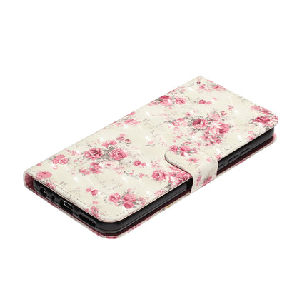 Light Spot Decor Pattern Printing Shell Wallet Stand Leather Cover for Xiaomi Redmi Note 8T