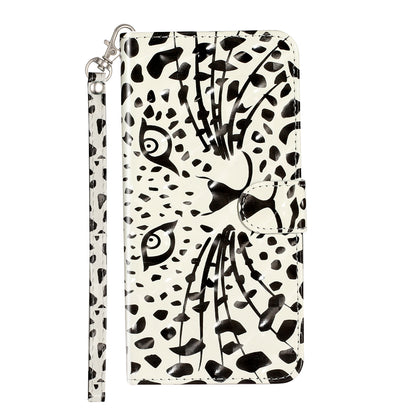Light Spot Decor Pattern Printing Shell Wallet Stand Leather Cover for Xiaomi Redmi Note 8T