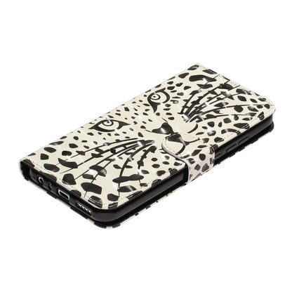 Light Spot Decor Pattern Printing Shell Wallet Stand Leather Cover for Xiaomi Redmi Note 8T
