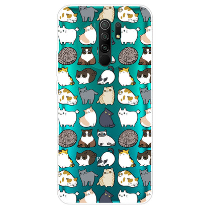 Pattern Printing Soft TPU Mobile Phone Case for Xiaomi Redmi 9
