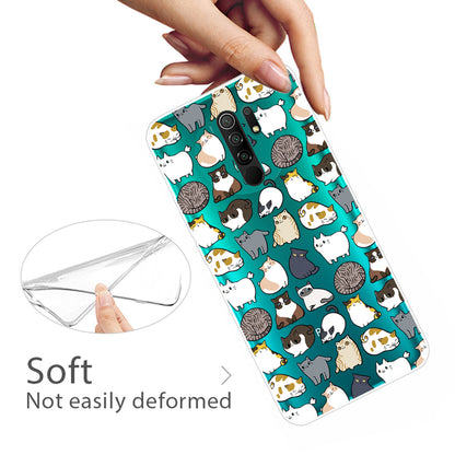 Pattern Printing Soft TPU Mobile Phone Case for Xiaomi Redmi 9