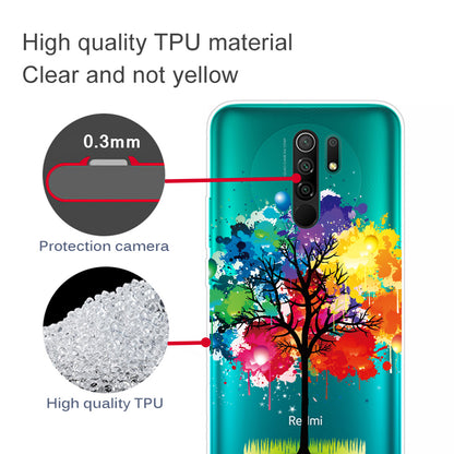 Pattern Printing Soft TPU Mobile Phone Case for Xiaomi Redmi 9
