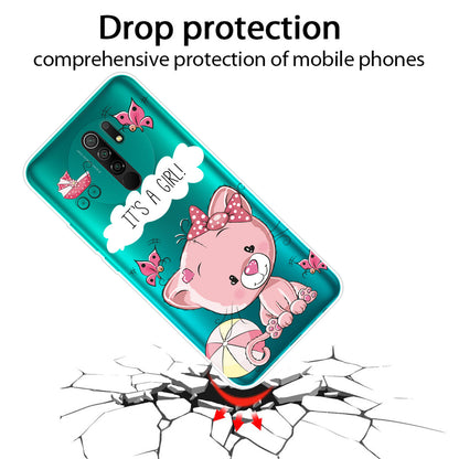 Pattern Printing Soft TPU Mobile Phone Case for Xiaomi Redmi 9