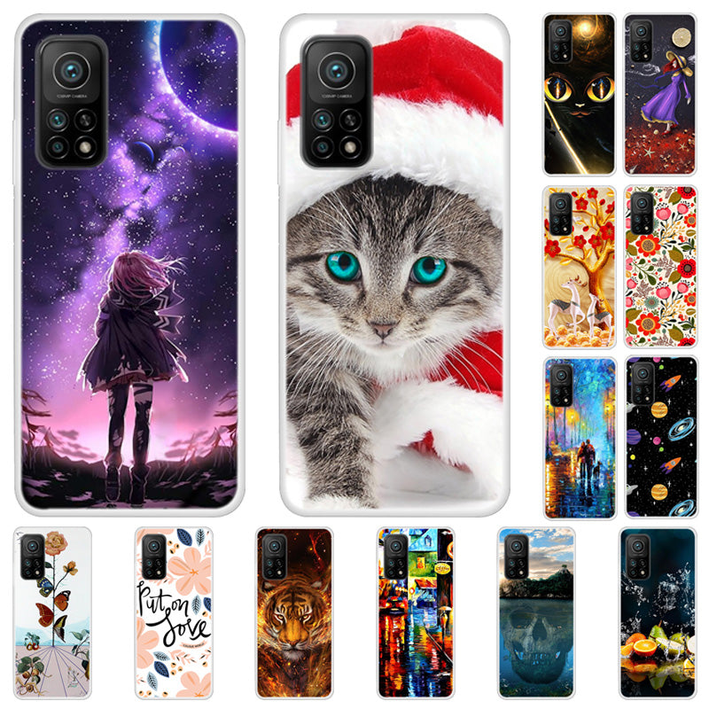 Pattern Printing TPU Phone Soft Case for Xiaomi Mi 10T 5G / Mi 10T Pro 5G/Redmi K30S