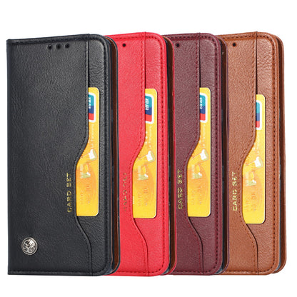 Wallet Stand Auto-absorbed Leather Protector Phone Cover for Xiaomi Redmi Note 10 4G / Redmi Note 10S / Poco M5s 4G