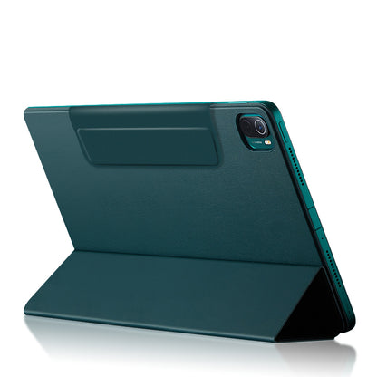 Lightweight Trifold Stand PU Leather Shell Book Cover with Magnetic Clasp for Xiaomi Pad 5 / Pad 5 Pro