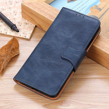 For Xiaomi Redmi 10A Crazy Horse Texture Anti-drop Split Leather Shell Wallet Stand Function Cell Phone Case