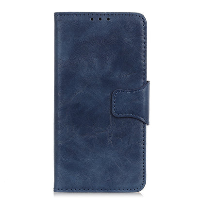 For Xiaomi Redmi 10A Crazy Horse Texture Anti-drop Split Leather Shell Wallet Stand Function Cell Phone Case