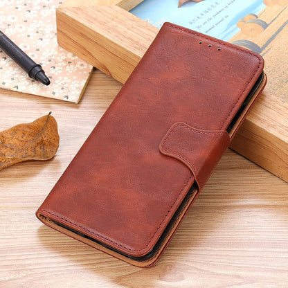 For Xiaomi Redmi 10A Crazy Horse Texture Anti-drop Split Leather Shell Wallet Stand Function Cell Phone Case