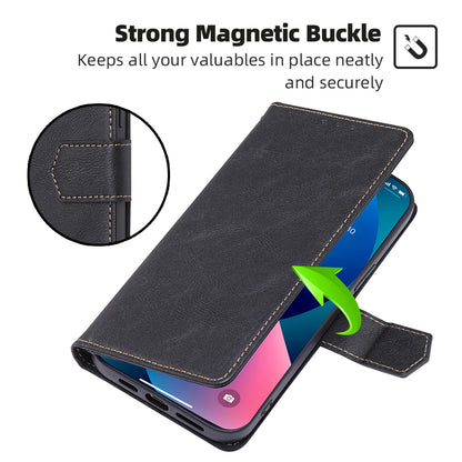 For Xiaomi Redmi K50 Gaming/Xiaomi Poco F4 GT Anti-scratch TPU+PU Leather Phone Cover with Strong Magnetic Buckle Waterproof RFID Blocking Full Protection Phone Case Wallet Stand