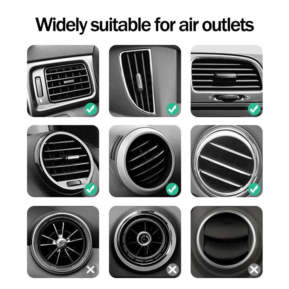Q12 10W Car Air Vent Mount Gravity Phone Holder Wireless Charger Cellphone Charging Stand