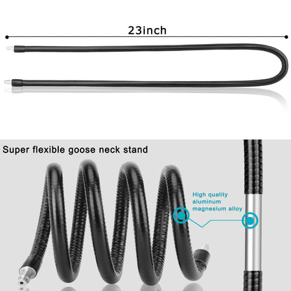 Magnetic Adjustable Gooseneck Lazy Mobile Phone Tablet Stand Universal Desktop Holder Bracket