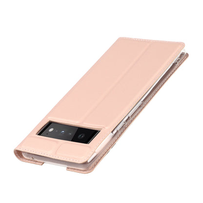 PU Leather Card Holder Design Light Slim Protective Phone Case with Stand for Google Pixel 6 Pro