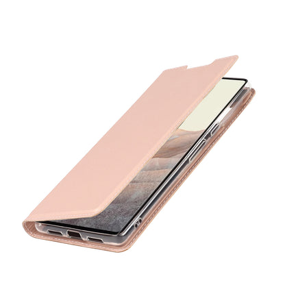 PU Leather Card Holder Design Light Slim Protective Phone Case with Stand for Google Pixel 6 Pro