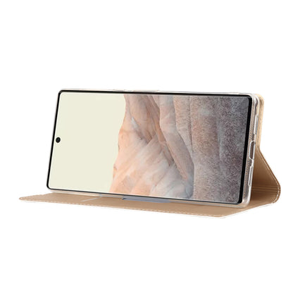 PU Leather Card Holder Design Light Slim Protective Phone Case with Stand for Google Pixel 6 Pro