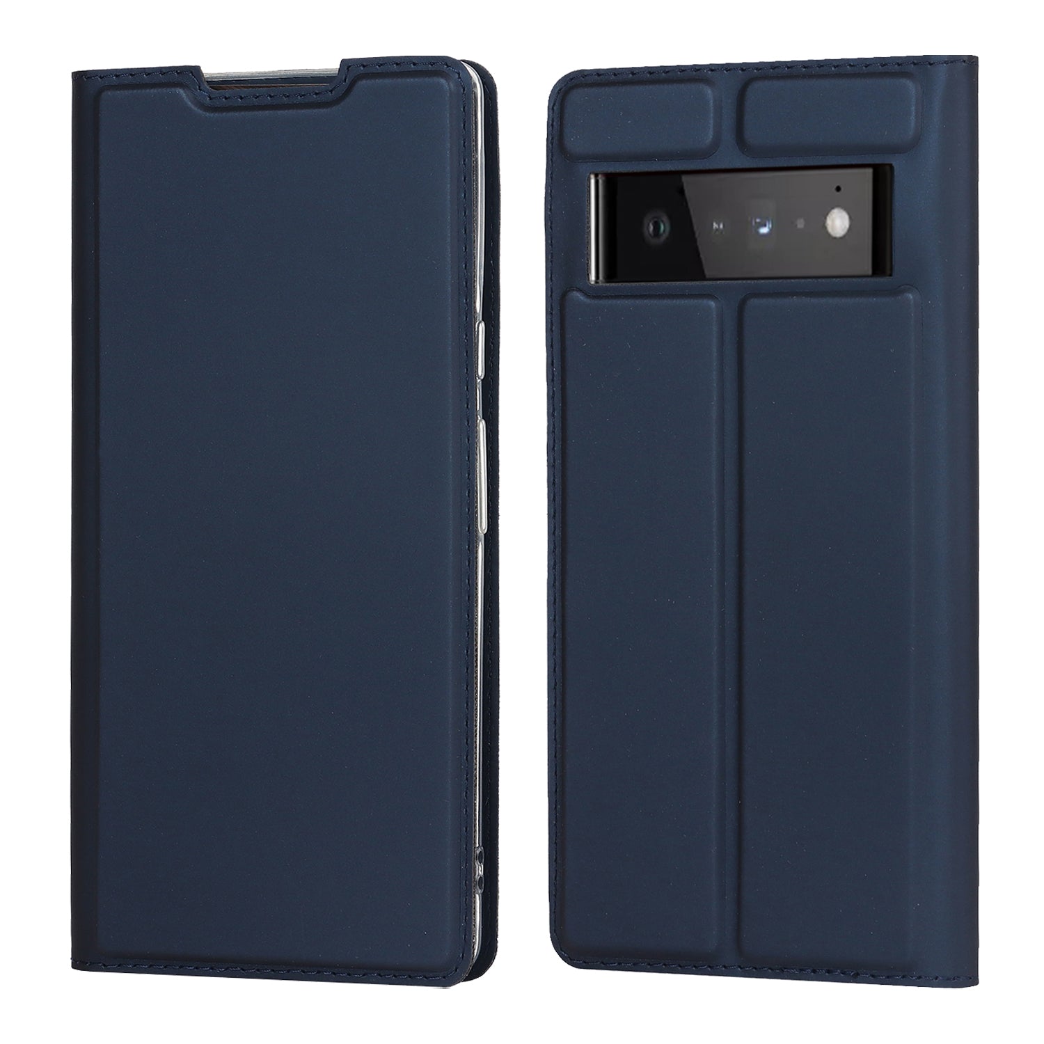 PU Leather Card Holder Design Light Slim Protective Phone Case with Stand for Google Pixel 6 Pro