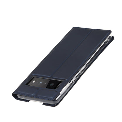 PU Leather Card Holder Design Light Slim Protective Phone Case with Stand for Google Pixel 6 Pro