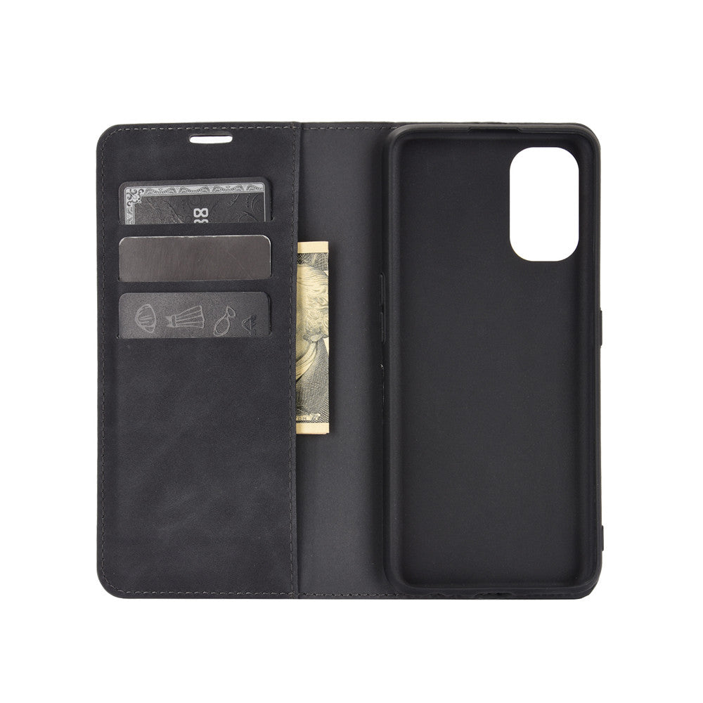Strong Absorption Skin-Touch Leather Flip Phone Cover Case for Realme 7 Pro