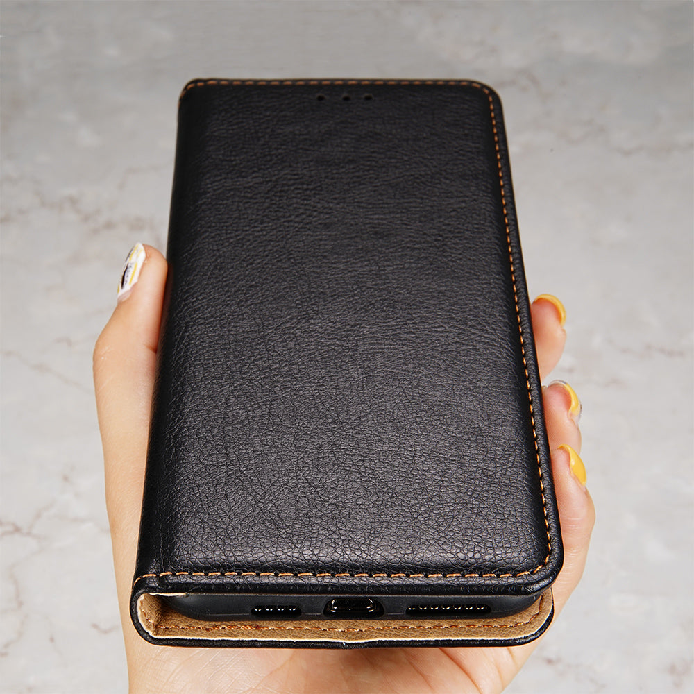 Wallet PU Leather Cover for Oppo Find X5 Lite, Stand Function Magnetic Auto-absorbed Phone Case