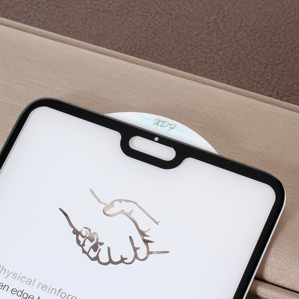 5D 9H [Full Glue Full Size] Tempered Glass Screen Protector Guard Film for Huawei P20 Pro