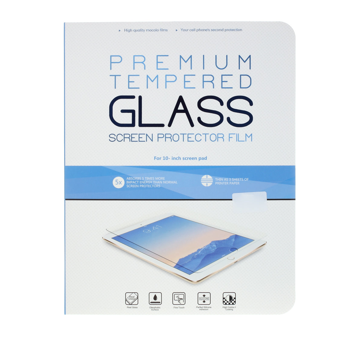0.3PM Full Screen Ultra Clear Straight Edges Tempered Glass for Samsung Galaxy Tab S8/Tab S7