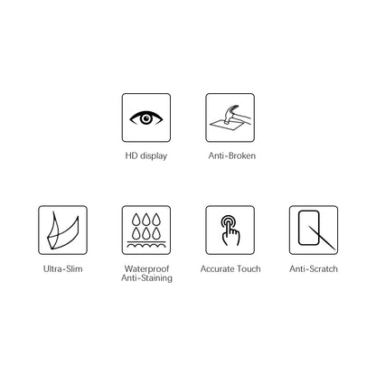 0.3mm Ultra Clear Arc Edge Tempered Glass Anti-Explosion Screen Protector Film for Infinix Tecno Spark 6