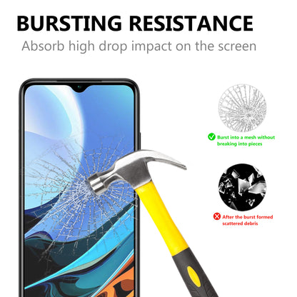 Ultra Clear Full Glue Complete Covering Anti-Explosion Tempered Glass Film Black Edges Screen Protector for Xiaomi Redmi 9T/9 Power/Note 9 4G (Qualcomm Snapdragon 662)