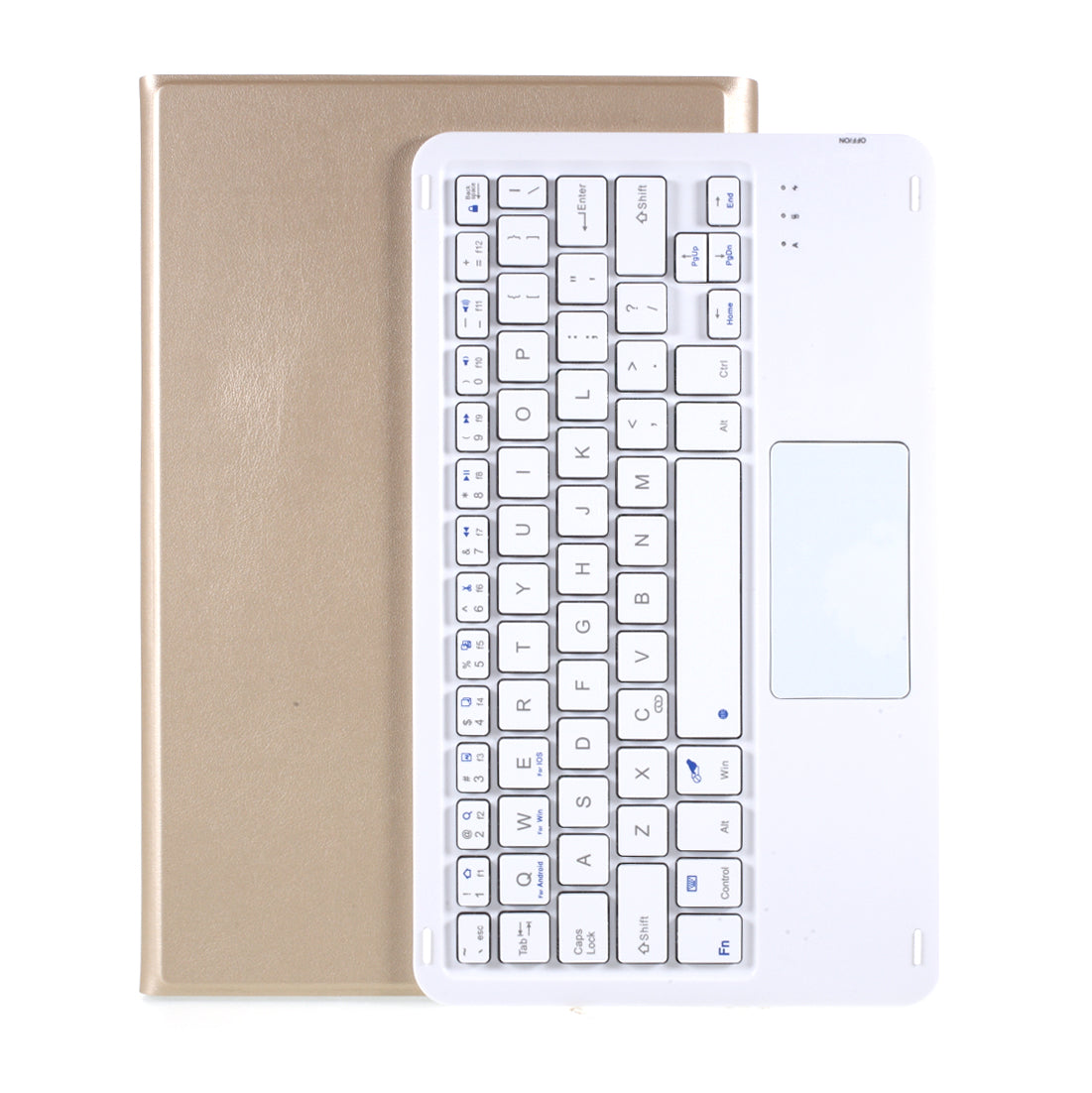 Bluetooth Keyboard with Touchpad + Leather Protective Case Combo Set for Lenovo Tab P11 TB-J606F / Tab P11 5G1