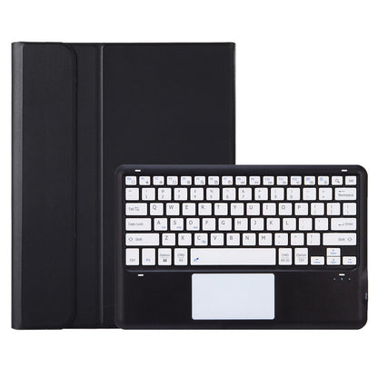 T12B-A For iPad Pro 12.9-inch (2018)/(2020)/(2021) Detachable Bluetooth Keyboard Case with TouchPad Anti-drop Protective Cover Adjustable Stand Leather Case