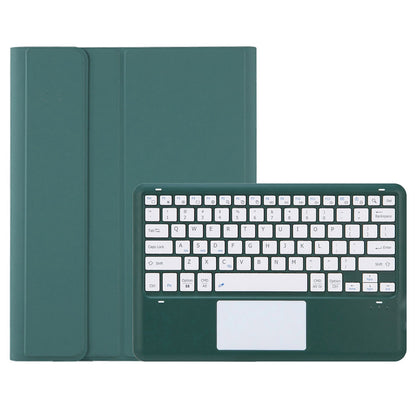 T12B-A For iPad Pro 12.9-inch (2018)/(2020)/(2021) Detachable Bluetooth Keyboard Case with TouchPad Anti-drop Protective Cover Adjustable Stand Leather Case