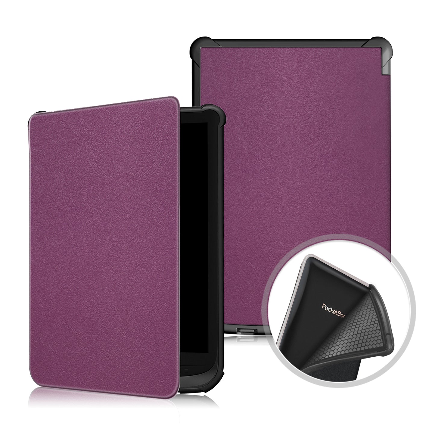 Universal Solid Color Leather Tablet Protective Case for PocketBook 616/627/632/632 Plus