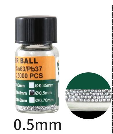 1 Bottle Tin BGA Reballing Soldering Balls for BGA Rework Repair Tools