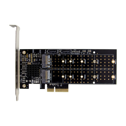PCI-E SATA 6G RAID Expansion Card NGFF Service Storage Adapter with Marvell 88SE9230 Processor