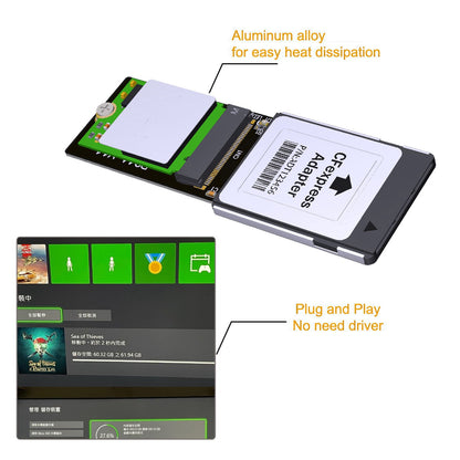 SA-046 For XBOX Series X/S CH SN530 SSD PCIe4.0 Expansion Memory Card CF-Express Type-B to M.2 NVMe 2230 M-Key Adapter