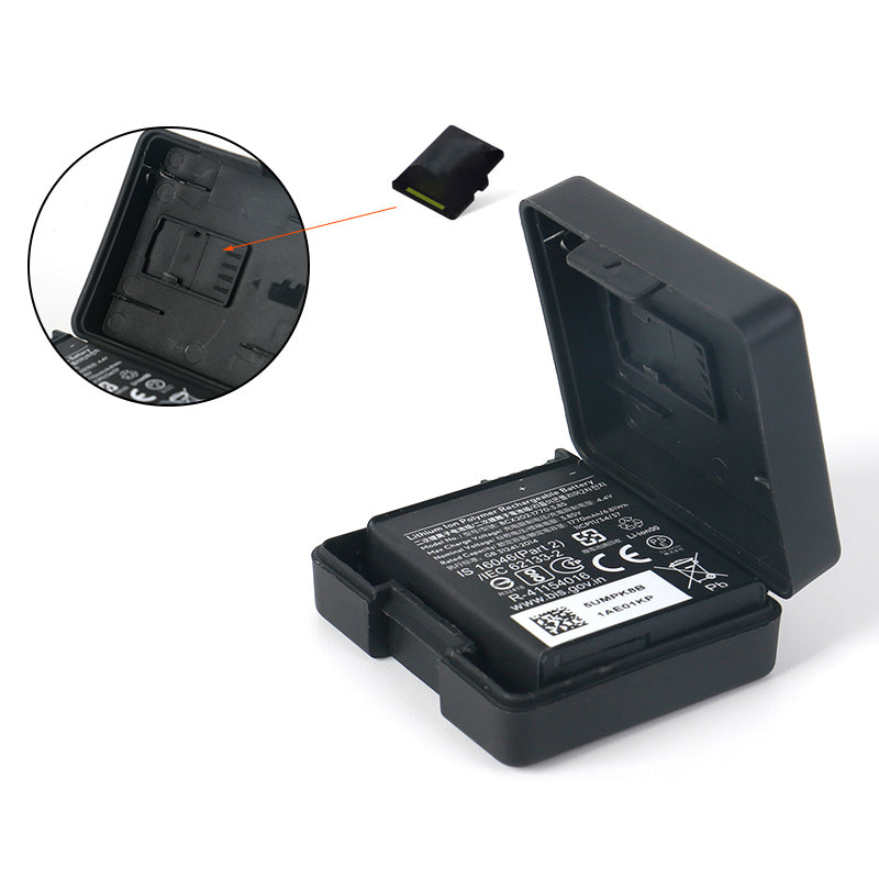 For DJI Osmo Action 3 Battery Storage Box Lens Cover Tempered Glass Screen Protector Set