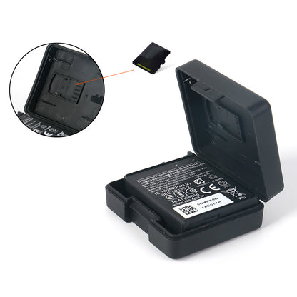 For DJI Osmo Action 3 Battery Storage Box Lens Cover Tempered Glass Screen Protector Set