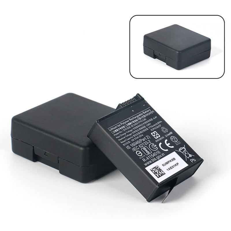 For DJI Osmo Action 3 Battery Storage Box Lens Cover Tempered Glass Screen Protector Set