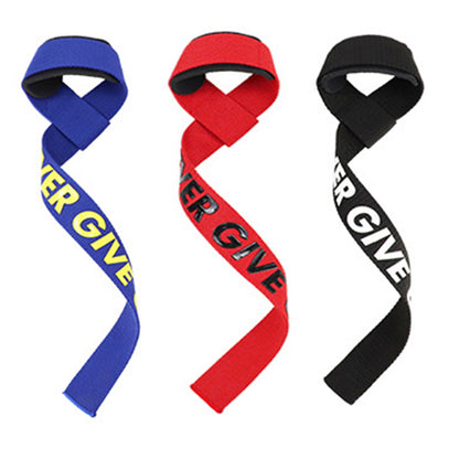 1 Pair Padded Lifting Wrist Straps for Weightlifting Deadlift Crossfit Bodybuilding Powerlifting