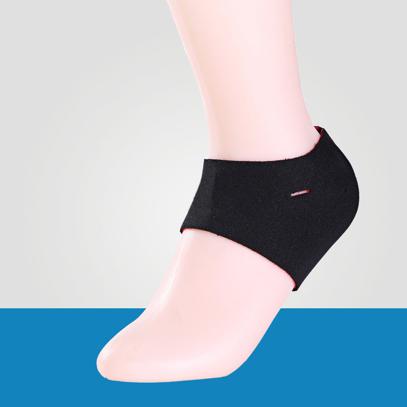 1 Pair Men Women Heel Warmer Anti-dry Sleeve Protective Socks for Fitness Running