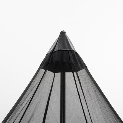 BLACKDOG BD-ZP003 Outdoor Portable Tent Hexagonal Pyramid Folding Tent Large Space Nature Hiking Camping Tourist Dinner Picnic Tent for 3-4 People