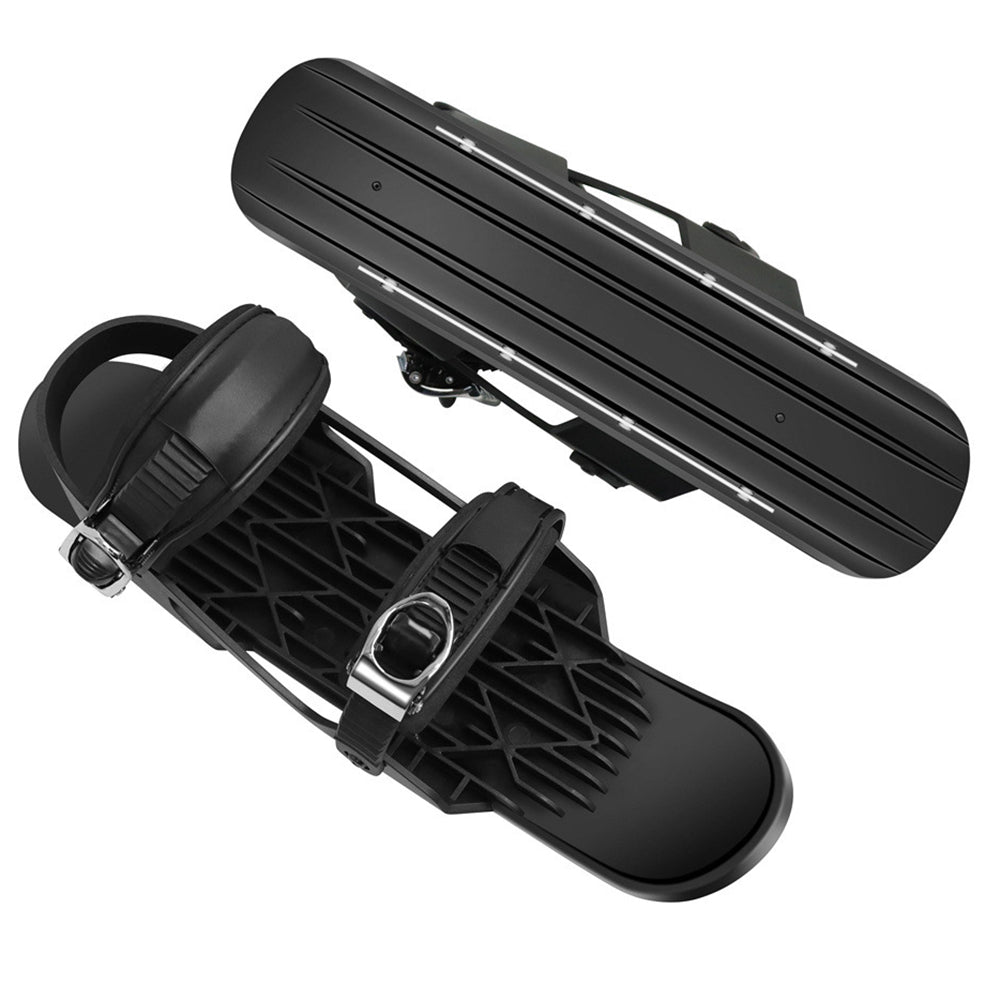 1 Pair Kids Ski Skates Ski-board Shoes Adjustable Mini Snowboard Shoes Children Outdoor Winter Sports Walking Skiing Shoes