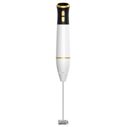 KF3001 Stainless Steel Milk Frother Handheld Foam Maker Coffee Blender Whisk Drink Electric Mixer for Kitchen (Without FDA, BPA-Free)